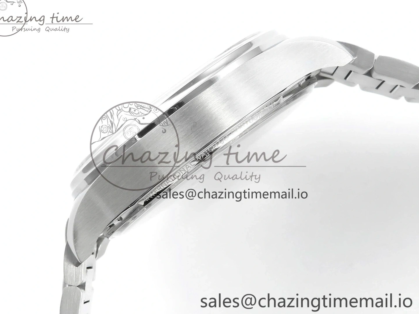 MIROTIME 0324 Portugieser Auto IWC0562A APSF 1:1 Best Edition White RG Dial on SS Bracelet A Unique 6991